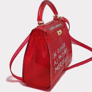 Translucent Modern Cross-body Bag in 5 Happy Color